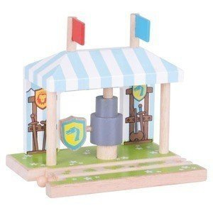 Dodatek do torów Zbrojownia rycerska Bigjigs Rail