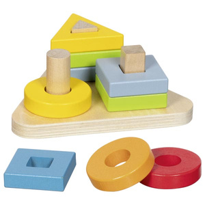 Drewniana układanka sortowanie kolorów Spirala Goki