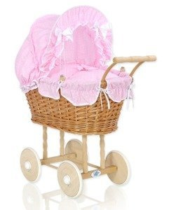 Wózek wiklinowy dla lalek Kamelia My Sweet Baby