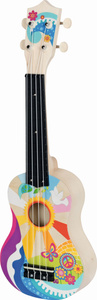 Ukulele Flower Power dziecięcy instrument muzyczny Goki