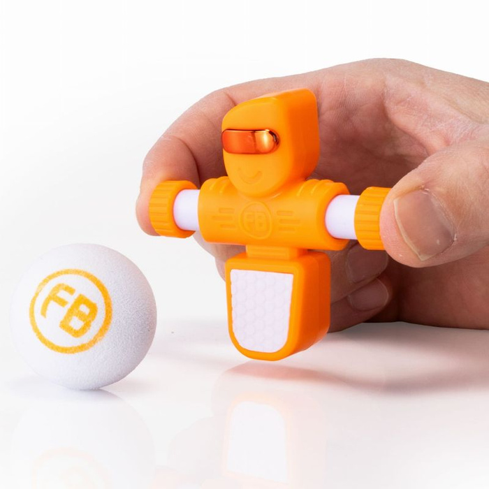 Pomarańczowy Piłkarzyki Foosbots Zestaw dla jednego gracza Fat Brain Toys