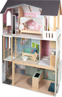 Duży domek dla lalek z drewna Willa z dodatkami Small Foot