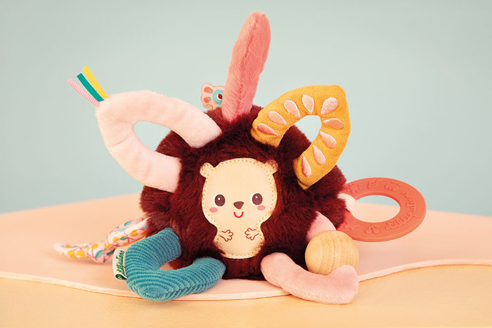 Miękka piłeczka aktywizująca Jeżyk Leon Lilliputiens