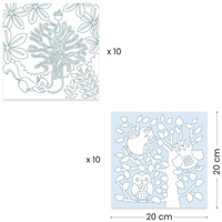 Zestaw kreatywny kolorowanki z grami dla dzieci Las Djeco