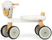 Drewniany rowerek 4-kołowy Owieczka Bigjigs
