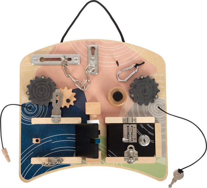 Tablica manipulacyjna z zamkami Small Foot