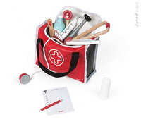 Zestaw lekarza z 10 akcesoriami, Janod