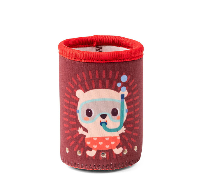 Kubeczki do kąpieli Piesek Jules Kotka Jeanne Jeżyk Leon Zabawka sensoryczna Lilliputiens