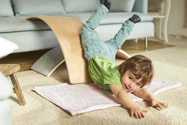 Deska do balansowania drewniana półksiężyc Goki