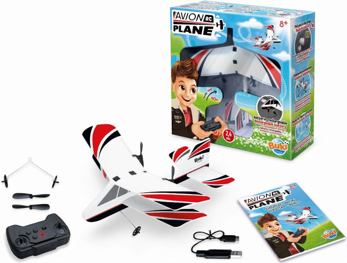 Dwupłatowiec zdalnie sterowany dla dzieci Buki