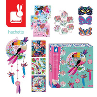 Multi - zestaw kreatywny 11 dekoracji Tukan 7+, Janod