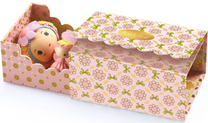 Zestaw minipokoik Rose w magnetycznym pudełku Tinyly Djeco