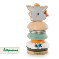 Drewniana układanka na paliku Smok Joe LILLIPUTIENS