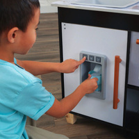 Czarna kuchnia dla dzieci Artisan Island KidKraft