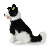 Maskotka dla dzieci piesek Border Collie siedzący 40 cm Rappa