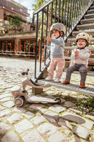 Jeździk i hulajnoga 2 w 1 zamykany schowek brązowy Highwaykick 1 Lifestyle Scoot & Ride