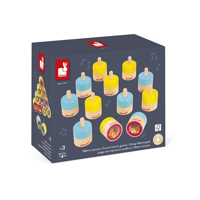 Gra memory dźwiękowe sensoryczne Janod
