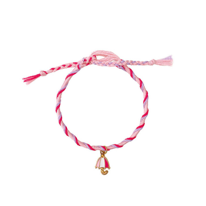 Zestaw kreatywny robienie biżuterii Tęczowe bransoletki 30 szt. Janod