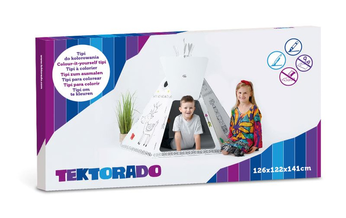 Kartonowy domek dla dzieci Namiot Tipi Tektorado