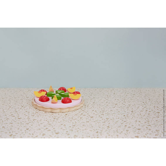 Zestaw dziecięcy do wypieków drewniany Moja Pierwsza Owocowa Tarta Janod