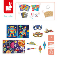 Multizestaw kreatywny dla dzieci Kosmiczne Przygody Janod