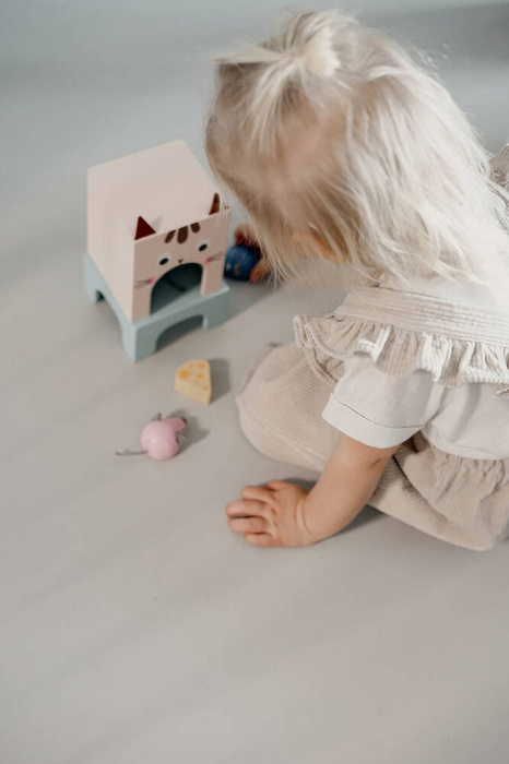 Układanka Orientacja w przestrzeni Kot i mysz Janod