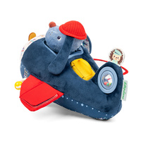 Zabawka sensoryczna Samolot Piesek Jules Lilliputiens Przytulanka dla dzieci 