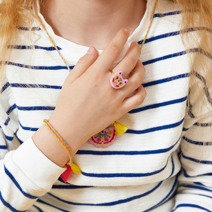 Zestaw kreatywny do tworzenia biżuterii dla przyjaciółek Klejnoty przyjaźni Janod