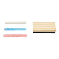 Drewniana tablica dwustronna ścienna z akcesoriami magnetyczna Janod