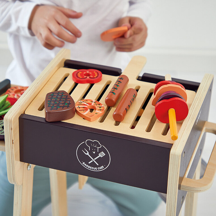 Grill drewniany z akcesoriami Janod