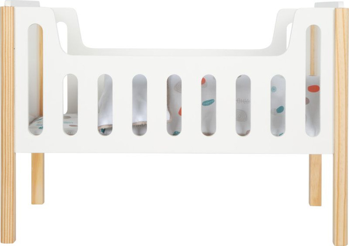 Drewniane łóżeczko dla lalki Little Button Small Foot