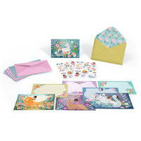 Zestaw artykułów papierniczych do tworzenia zaproszeń JEDNOROŻEC Djeco