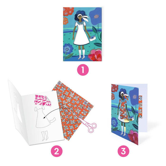 Zestaw kreatywny Modowe Trendy Djeco