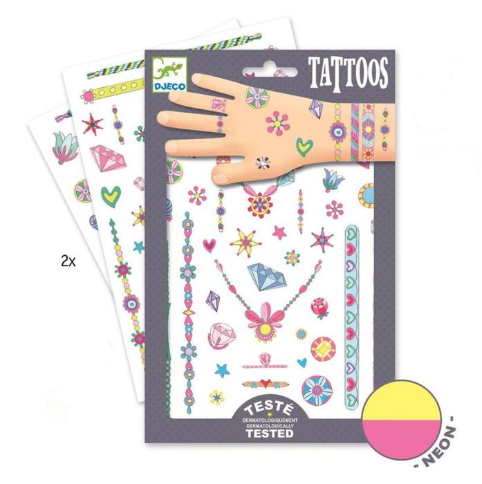Tatuaże neonowe Klejnoty Jenni Djeco