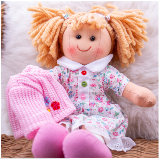 Lalka dla dziewczyn. Paulinka, 30 cm, Bigjigs Toys