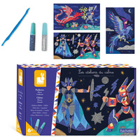 Zestaw kreatywny dla dzieci Brokat Bohaterowie Janod