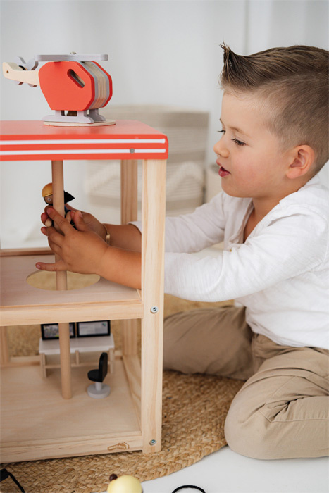 Straż Pożarna z wyposażeniem dźwiękiem i światłem Small Foot