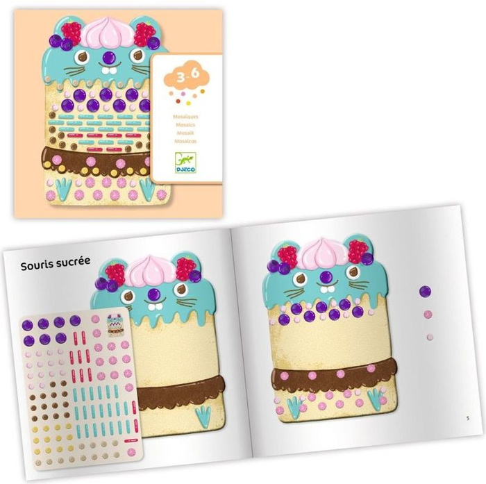 Zestaw mozaiki dla dzieci Ciasteczka Djeco