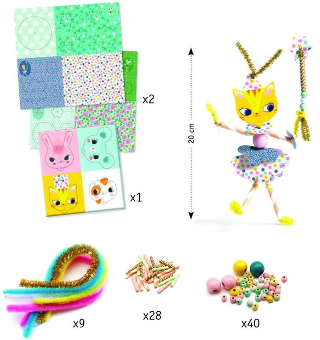 Zrób to sam zestaw artystyczny dla dzieci Wróżki Djeco