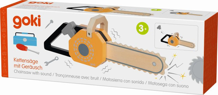 Piła łańcuchowa z dźwiękiem zabawkowa Goki