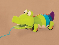 Kolorowy krokodylek zabawka do ciągnięcia B.toys
