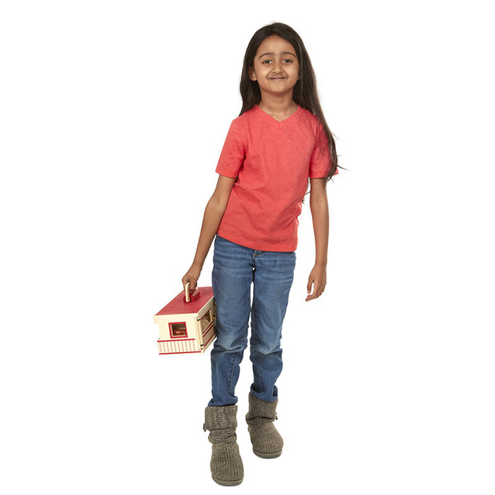 Drewniana Stajnia dla dzieci z Figurkami Koni Melissa and Doug