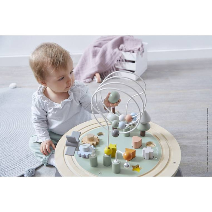 Wielofunkcyjny stolik edukacyjny drewniany z regulacją wysokości Sweet Cocoon Janod