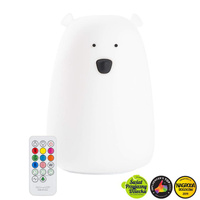 Lampka LED z pilotem biały duży miś Rabbit & Friends
