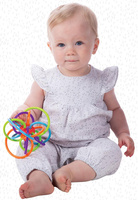 Zabawka dla niemowląt. Kolorowe pętle, Manhattan Toy