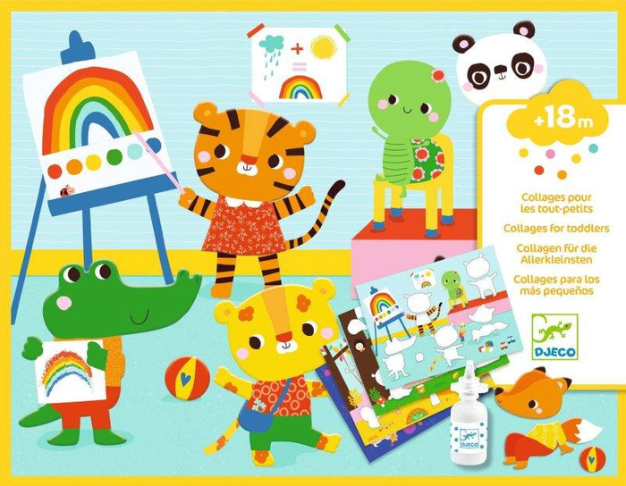 Zestaw art. PIERWSZE KOLAŻE- MÓJ DZIEŃ DJ09873 Djeco