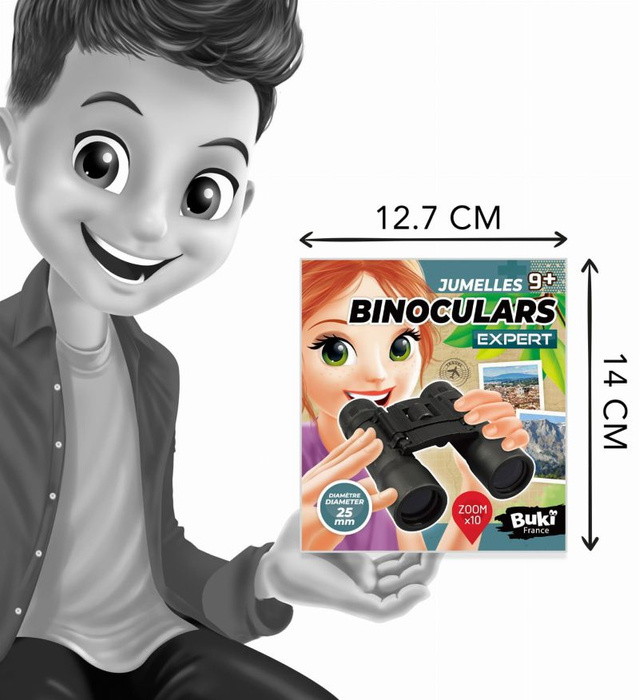 Zestaw lornetka ekspert z etui dla dzieci Buki SP008