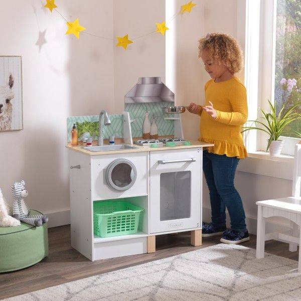 Kuchnia drewniana dla dzieci Whisk & Wash z pralnią KidKraft