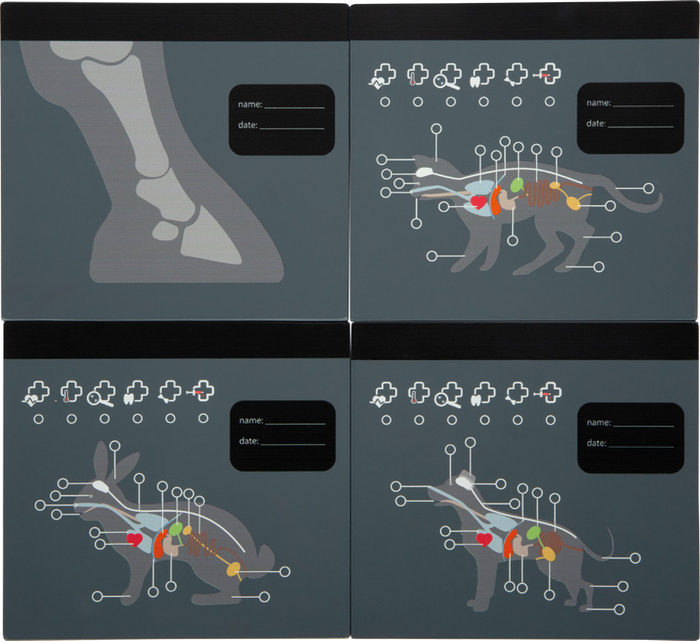 Pluszowy królik z torbą weterynarza i akcesoriami Small Foot