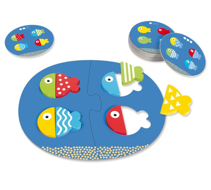 Gra edukacyjna Fish Match & Mix Goula